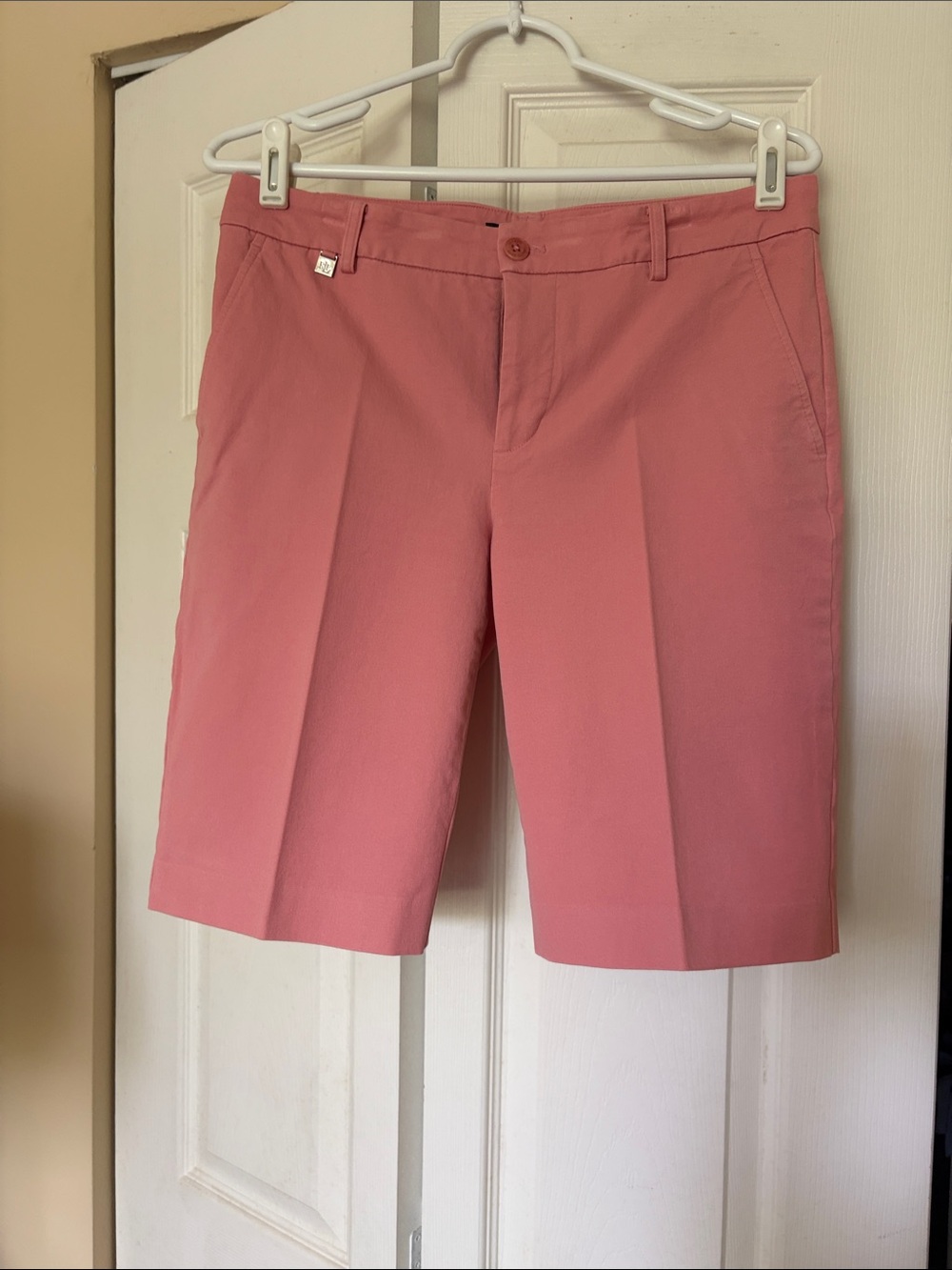 Lauren Ralph Lauren Rose/Soft Pink Women’s Tailored Bermuda Shorts